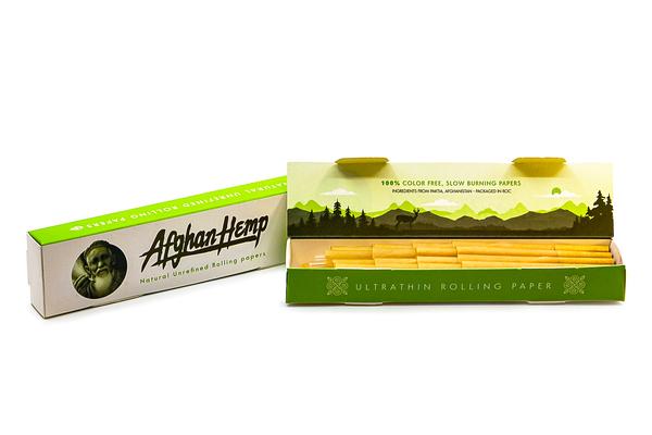 thumbnail image 2 of Stock Up! Six Packs Of Afghan Hemp 1 1/4 Rolling Papers – 50 Leaves In Every Pack! 2 of 5