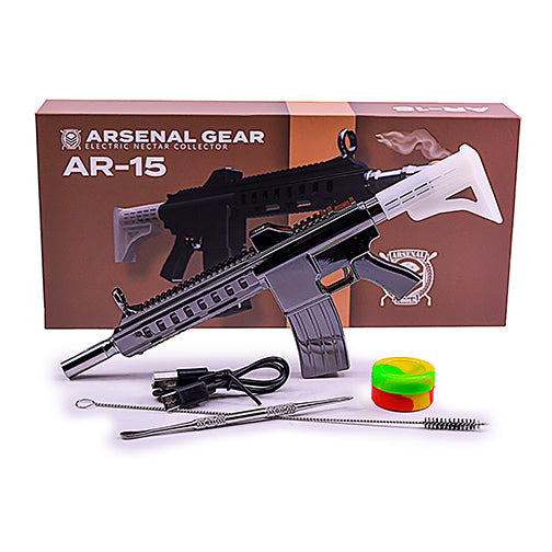AR-15 Gun Shape Electric Nectar Collector Kit Nectar Collectors Arsenal Tools 