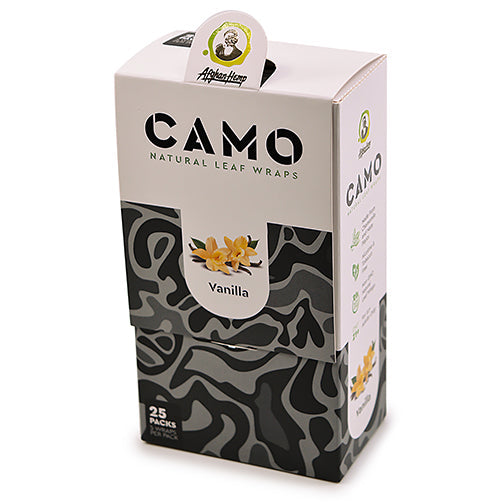 CAMO self-rolling wraps (11 Flavors) Blunt Wrap Camo Vanilla 
