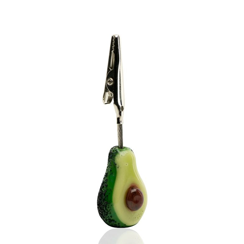 Empire Glass Avocado Roach Clip Joint Holder Empire Glass