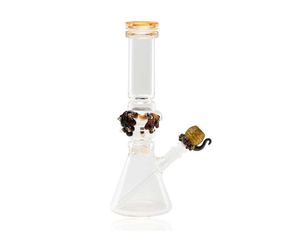 Empire Glassworks Flagship Water Pipe - Honey Drip Beaker Dab Rig Empire Glass 