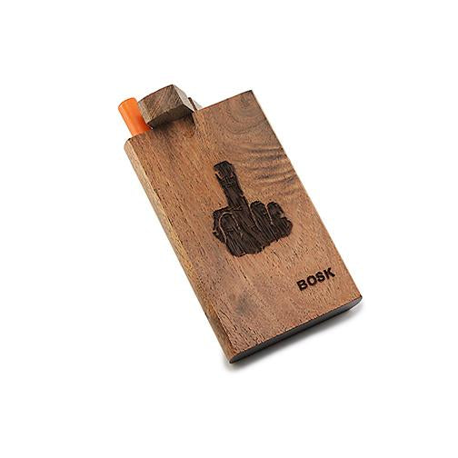 Handmade Wooden Middle Finger Dugout w/ One Hitter Dugout India Art Collection 