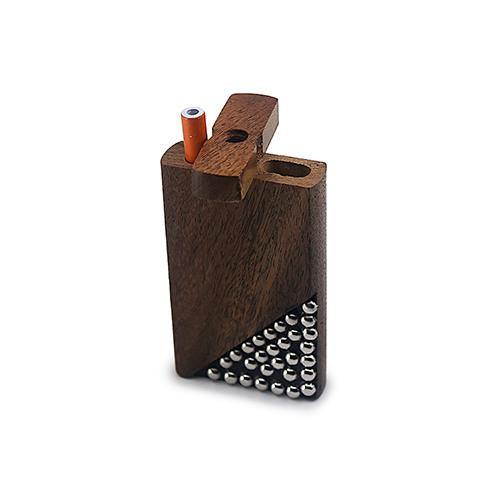 Handmade Wooden Studded Dugout w/ One Hitter Dugout India Art Collection 