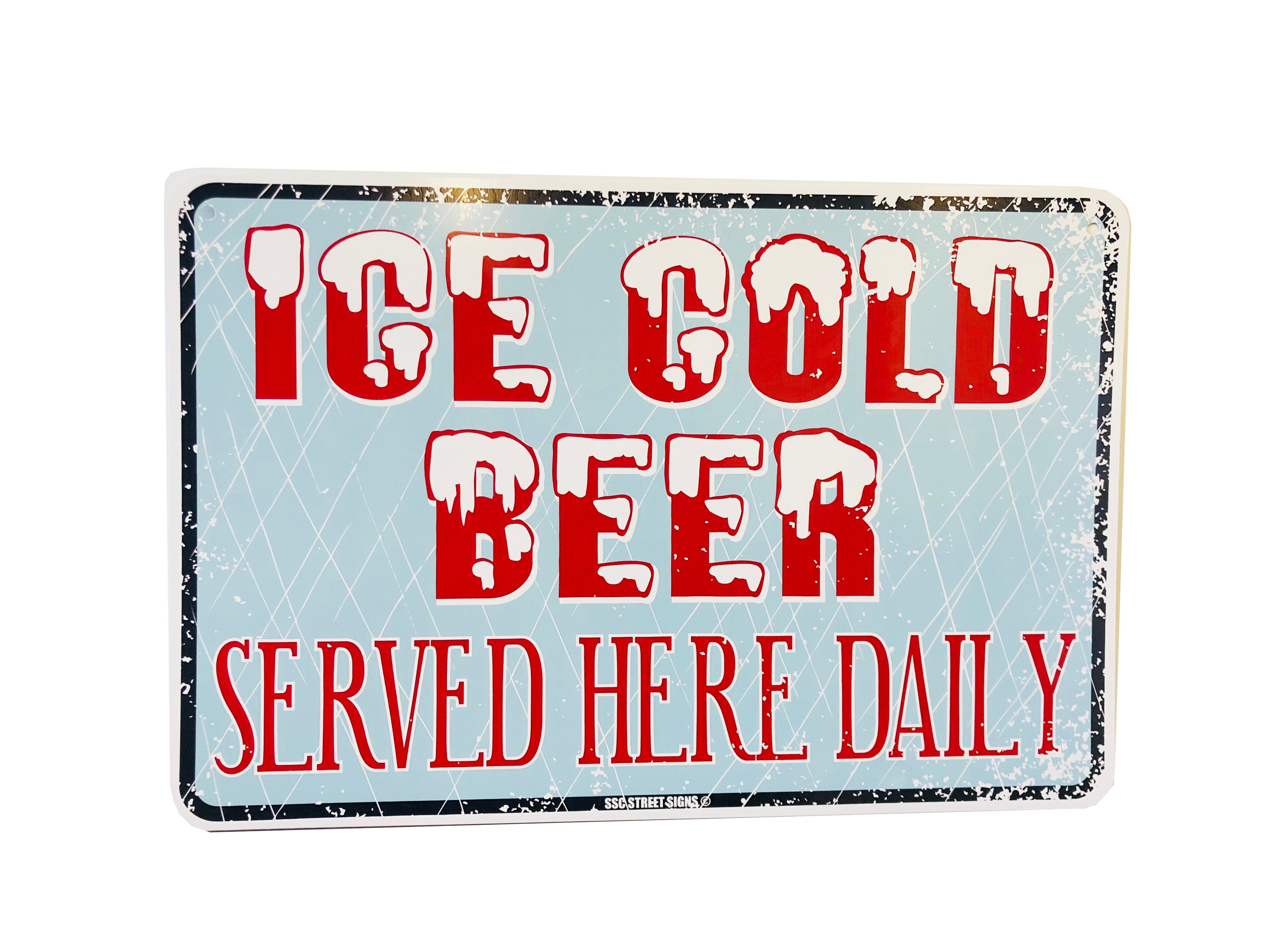 ICE COLD BEER Tin Poster PPPI 
