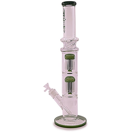 Thick Mushroom Head Dual-Perc Water Pipe – Smoke Station