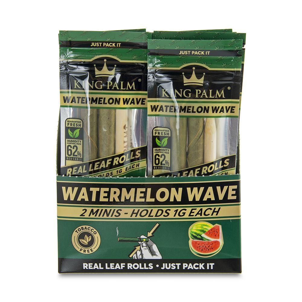 King Palm Flavored Mini Wraps - Watermelon (20 pack) Wraps King Palm 