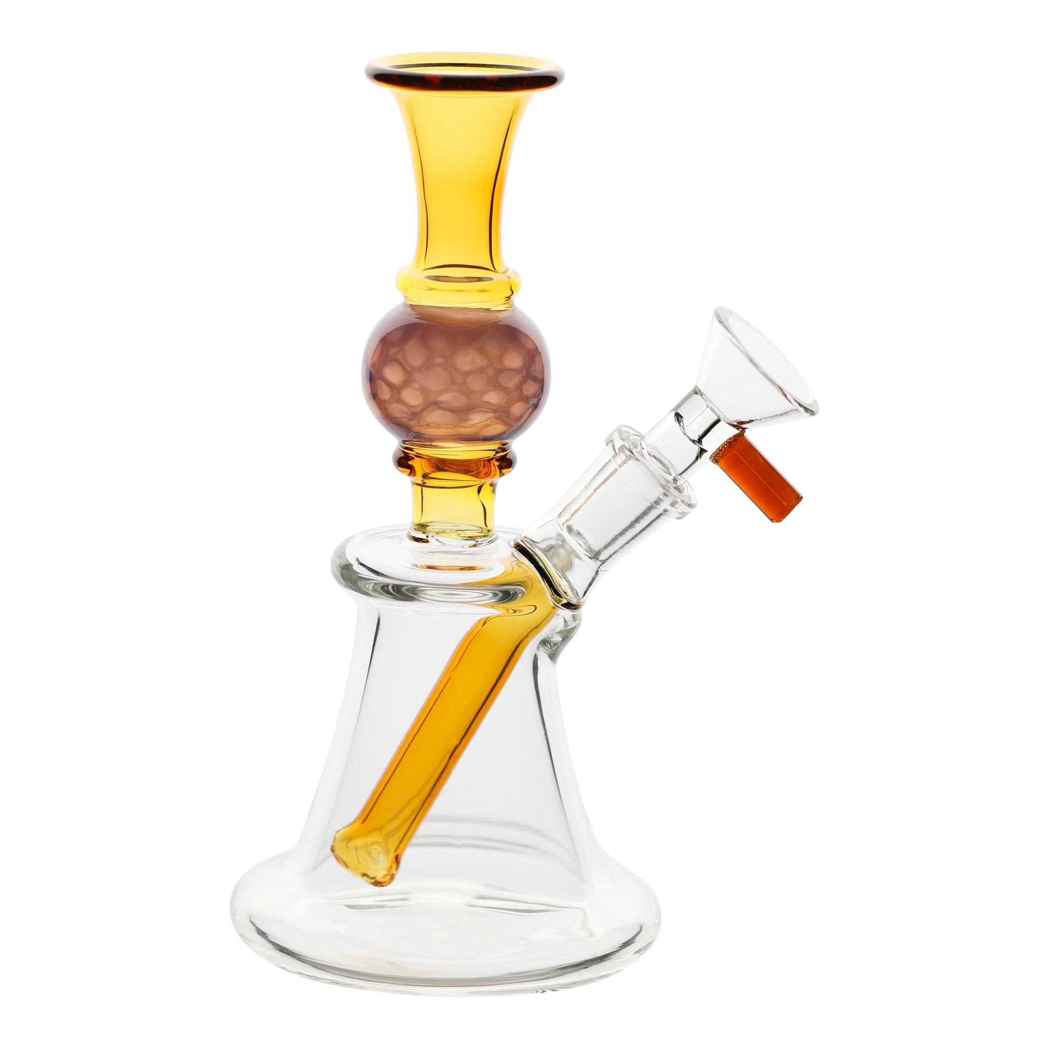 Mini Quirky Beaker Bong (8") Bong Royal Glass Yellow 