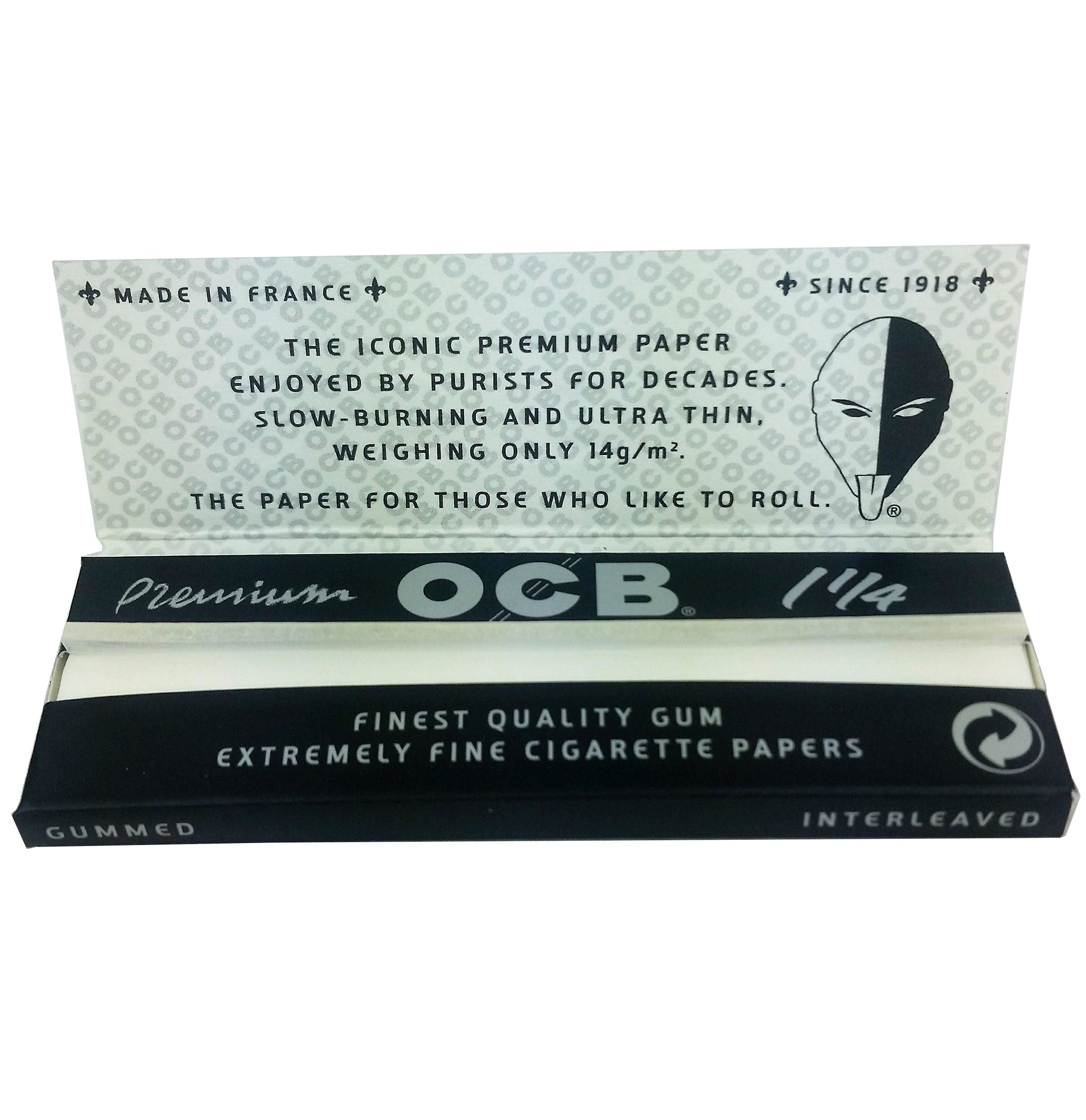 OCB Premium 1 1/4 Papers & Tips Rolling Paper OCB 