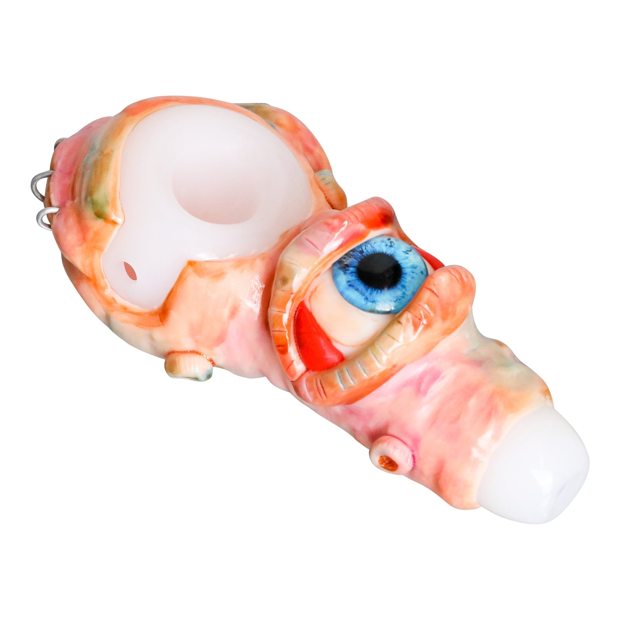 Pipe Glass Bowl Monster Glow In Dark Eye