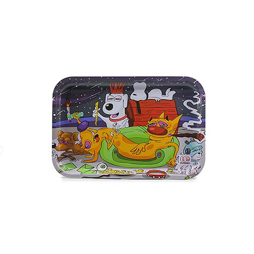 Dawgz Medium Metal Rolling Tray – Dunkees