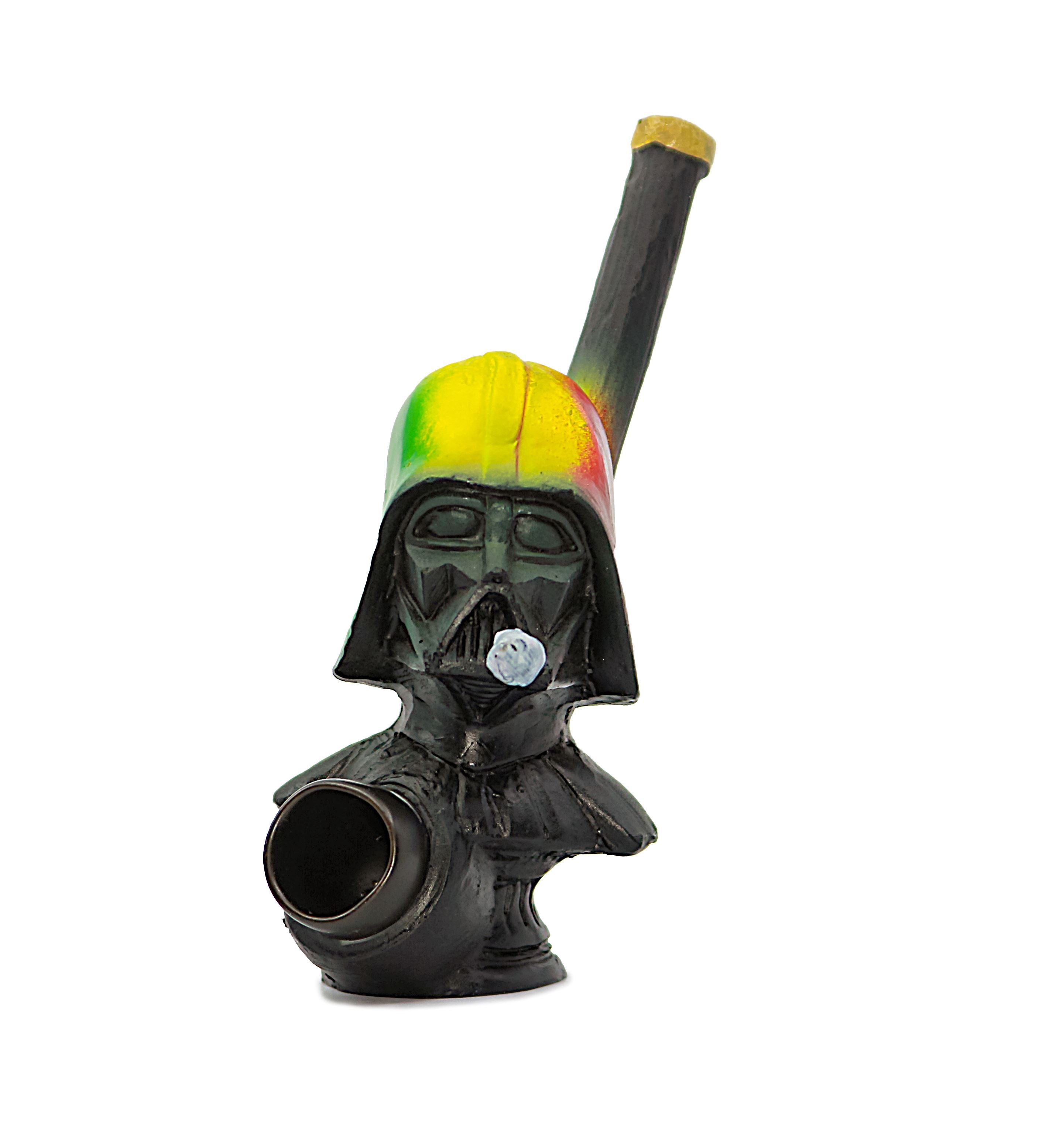 Resin Pipe - Rasta Space Villain Pipes Puff Wholesale 