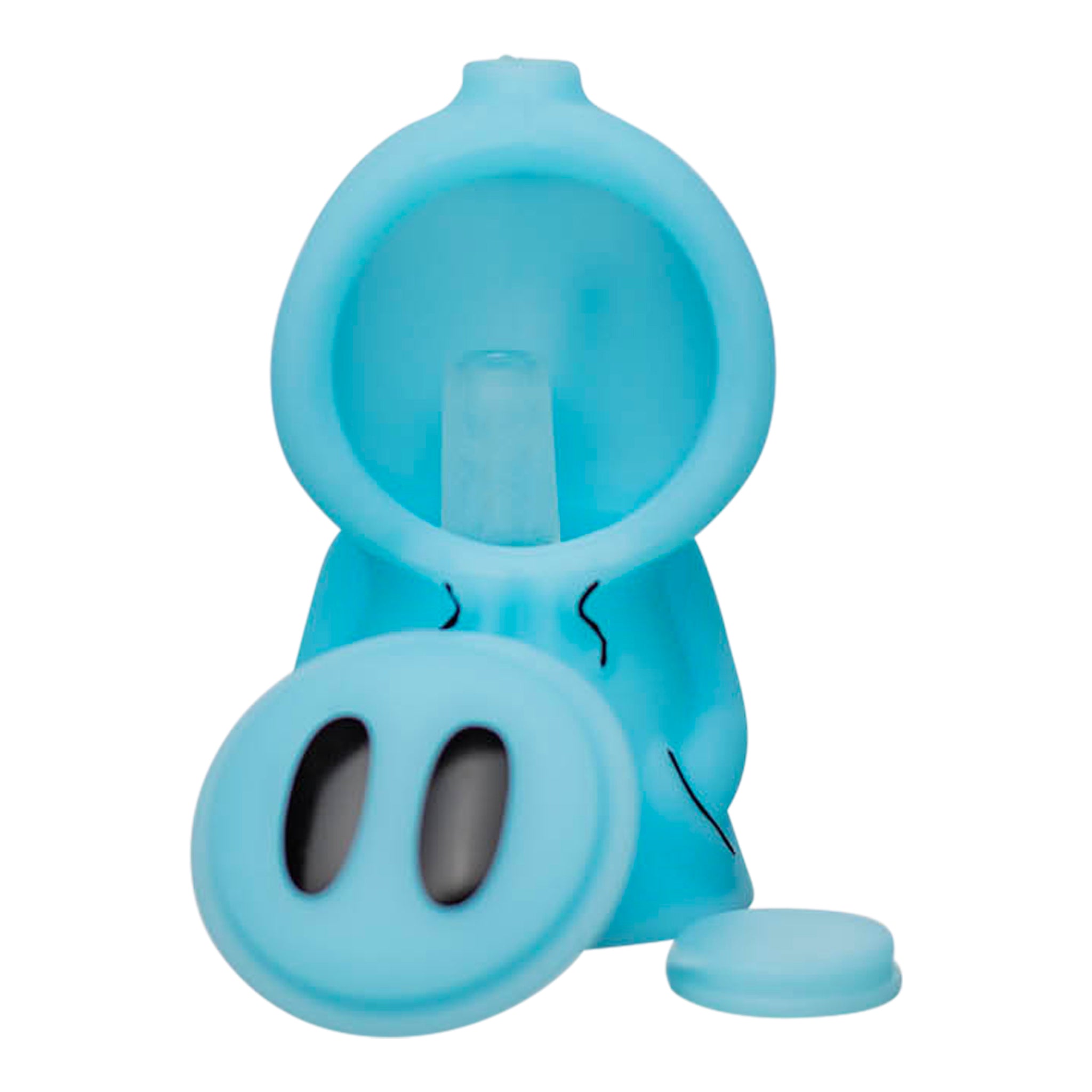 Silicone Ghost Pipe Bubbler - 5in Pipe Siliclab 