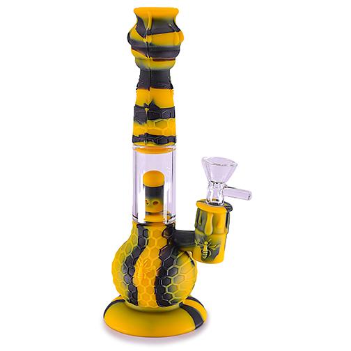 Silicone Water Pipe - Bee Dome Silicone Puff Wholesale 