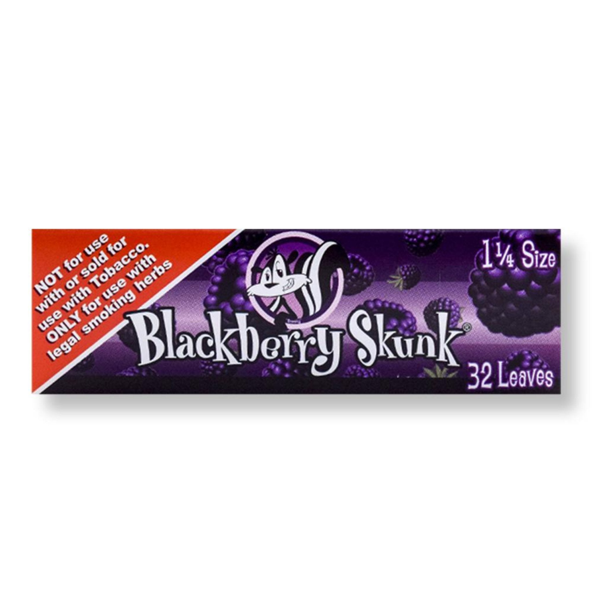 Skunk Brand Rolling Papers - 3 Pack Papers HBI International Blackberry 1 1/4 - 3 Pack