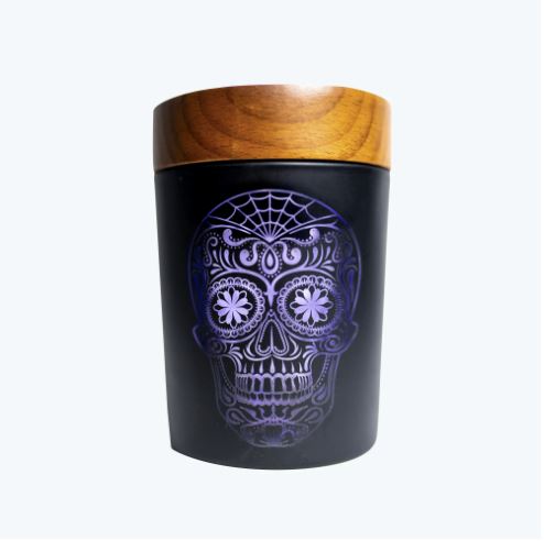 SmartStash Glass Jar - 3 Sizes Jars V-Syndicate Small DAZE OF THE DEAD (Purple) 