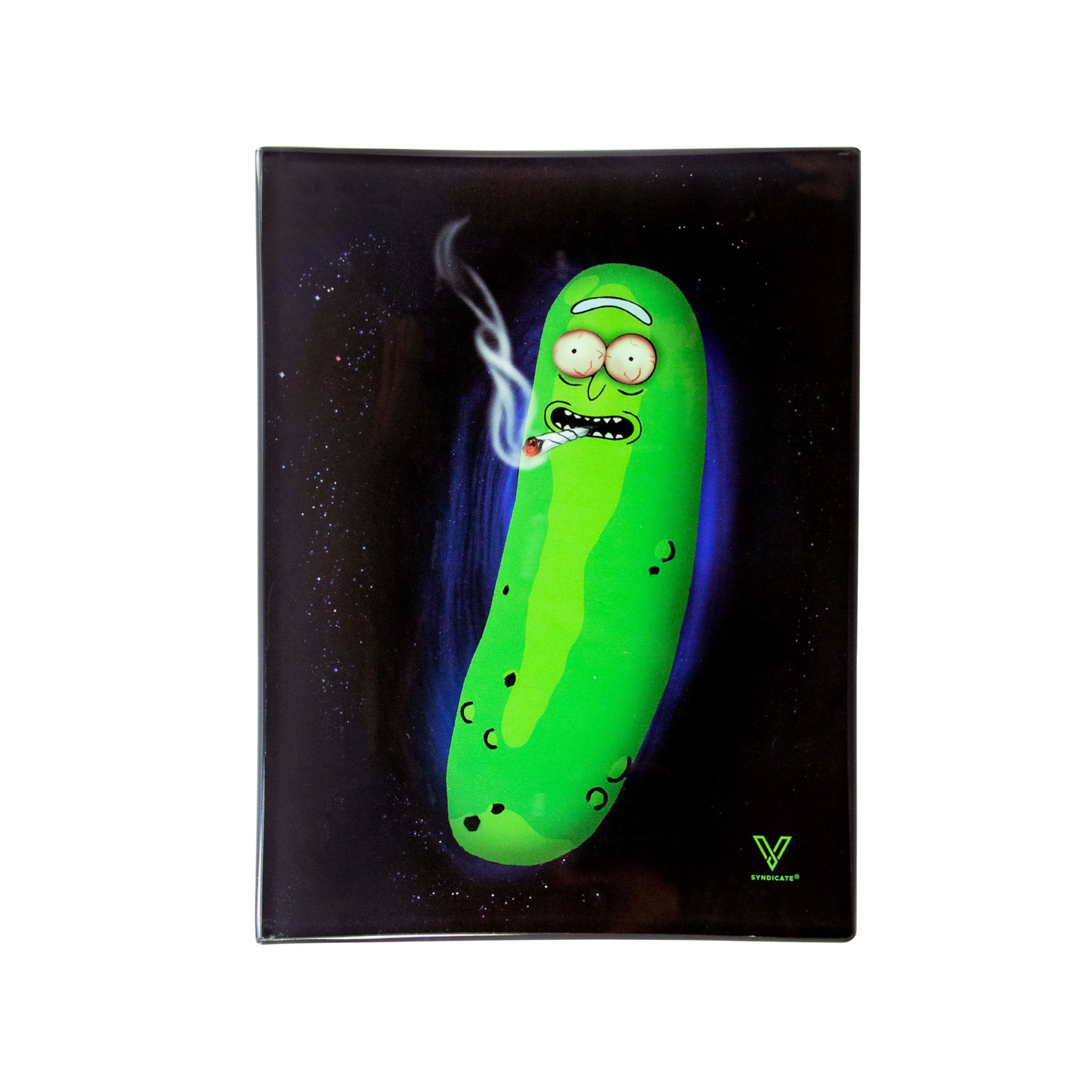 V Syndicate Pickle Glass Rolling Tray Rolling Tray VS Small 