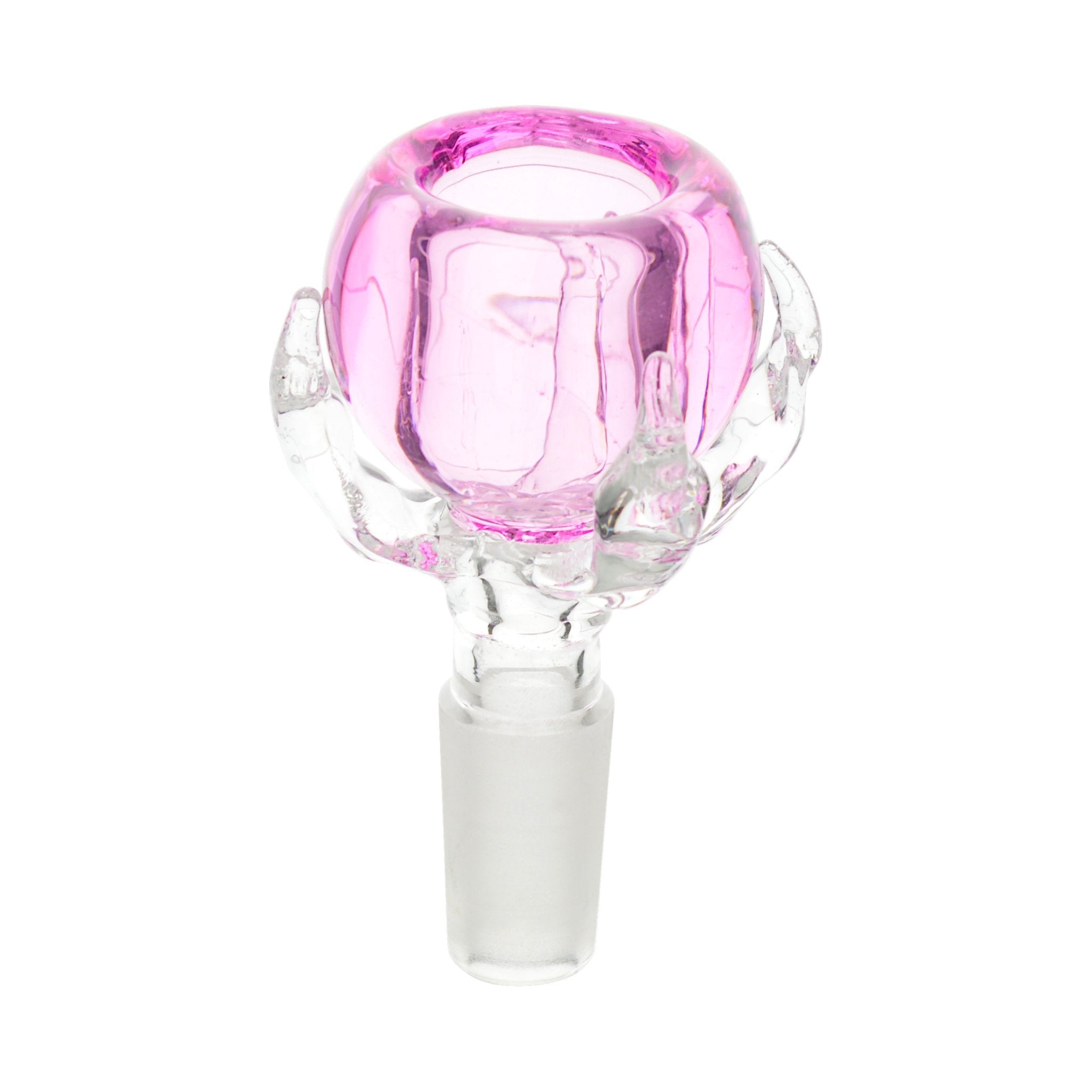 14mm Male Pink Claw Bong Bowl Bowl Volcanee 
