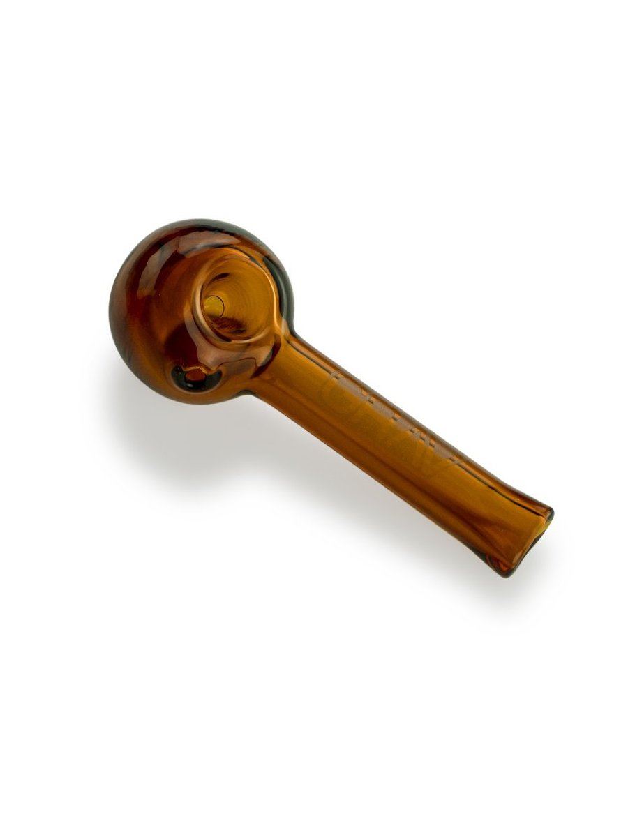 3.25" GRAV Pinch Spoon Glass Pipe GRAV Amber 