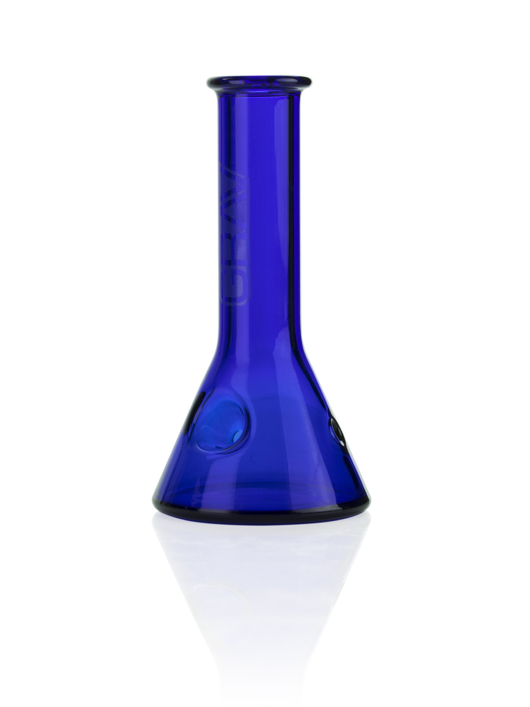 4" GRAV Beaker Spoon Glass Pipe GRAV Blue 