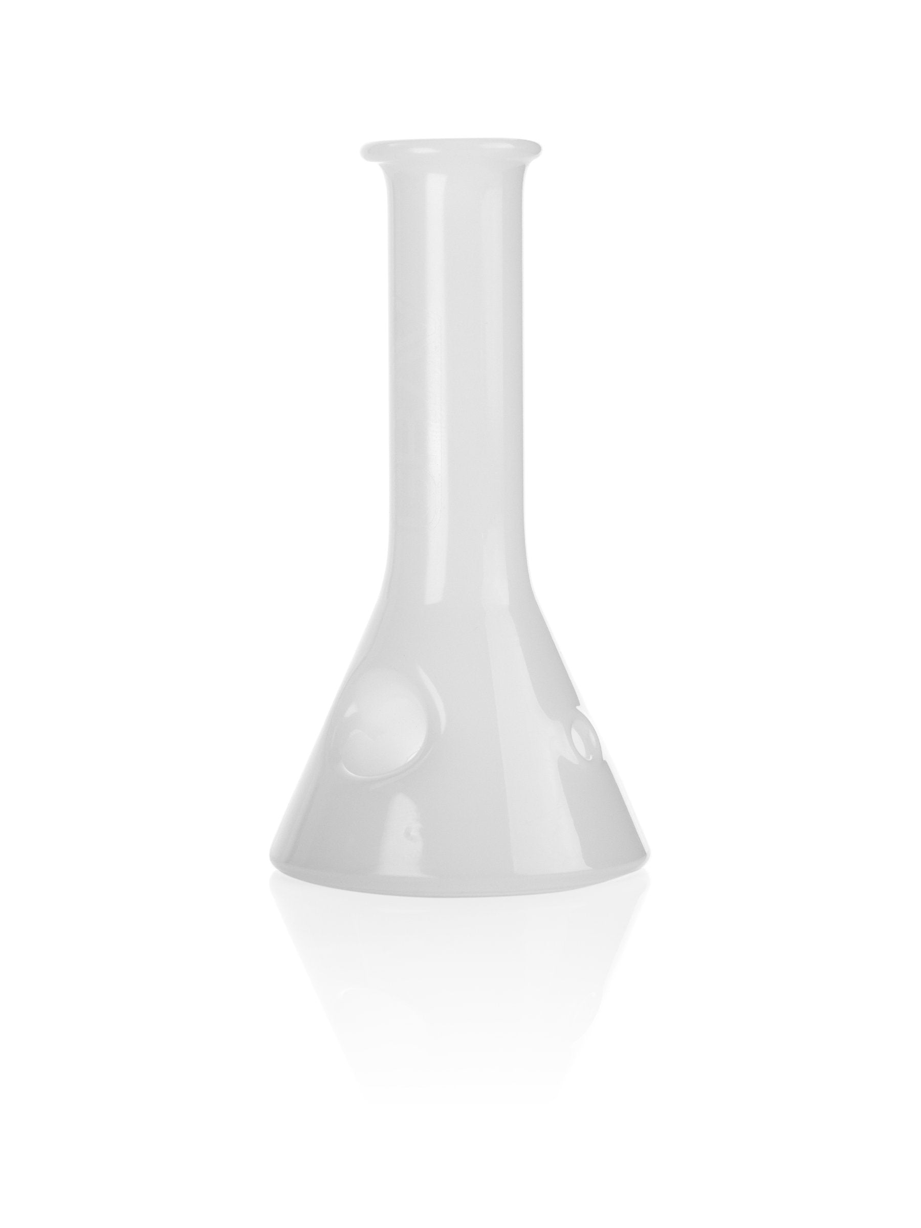 4" GRAV Beaker Spoon Glass Pipe GRAV White 