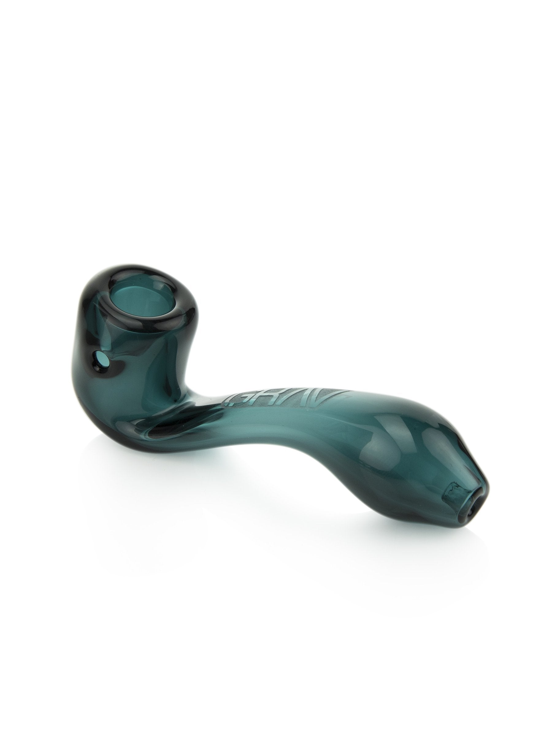 4" GRAV® Sherlock Glass Pipe GRAV Lake Green 