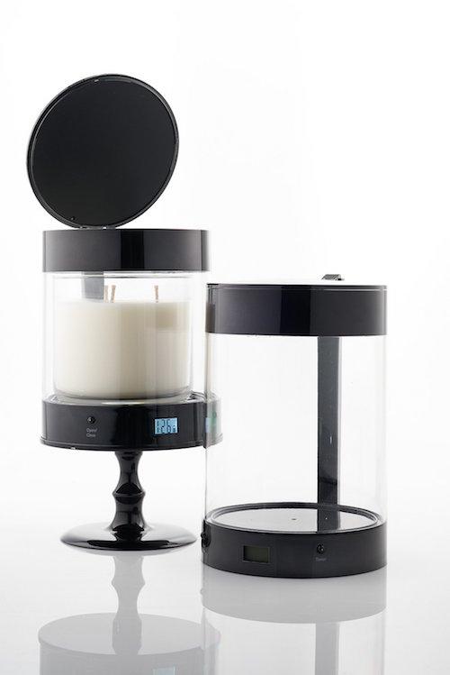 ALEC candle jar - Automatic Lid Extinguishes Candle Candle ALEC 