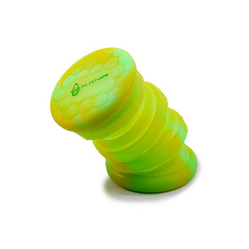 Alien Ape Collapsible Silicone Jar Jars Alien Ape Small Green/Yellow 