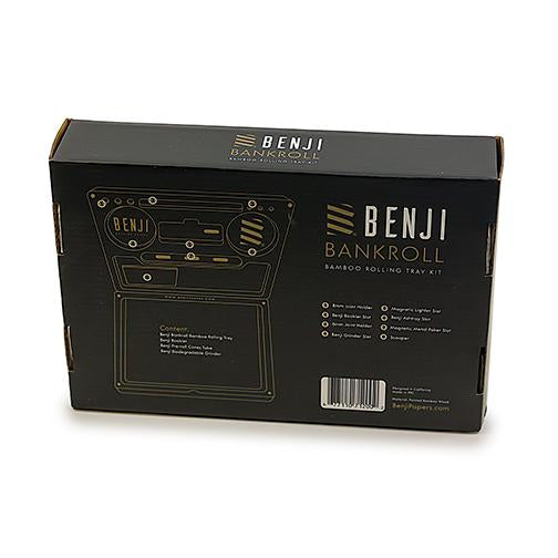 Benji Bankroll Bamboo Tray Kit Rolling Tray Benji 