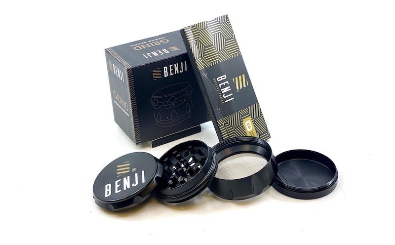 Benji GRIND - Aluminum Grinder + Booklet Grinders Benji Papers 