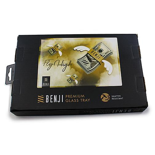 Benji Shatter-Resistant Glass Tray Kit - Fly High Rolling Tray Benji 