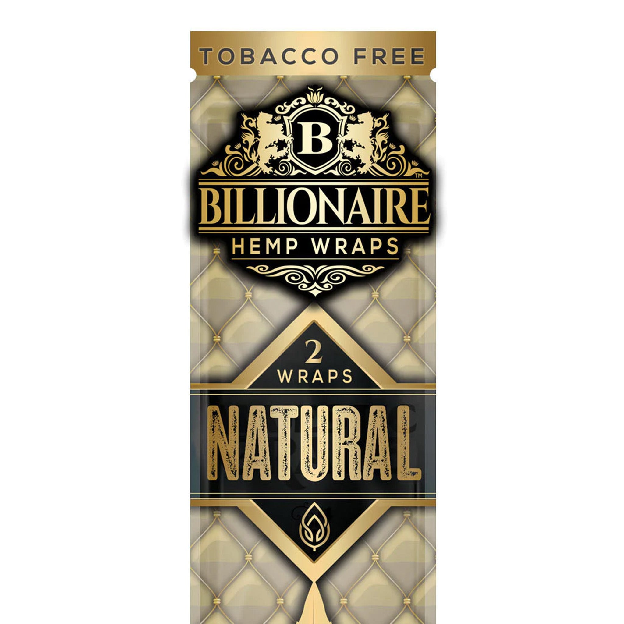 Billionaire Hemp Wraps - Two Packs Rolling Papers Ultimate Brands Natural 