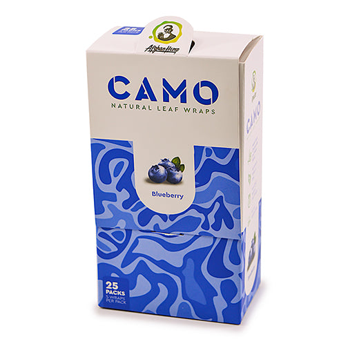 CAMO self-rolling wraps (11 Flavors) Blunt Wrap Camo Blueberry 