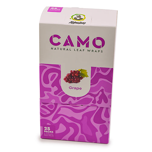CAMO self-rolling wraps (11 Flavors) Blunt Wrap Camo Grape 