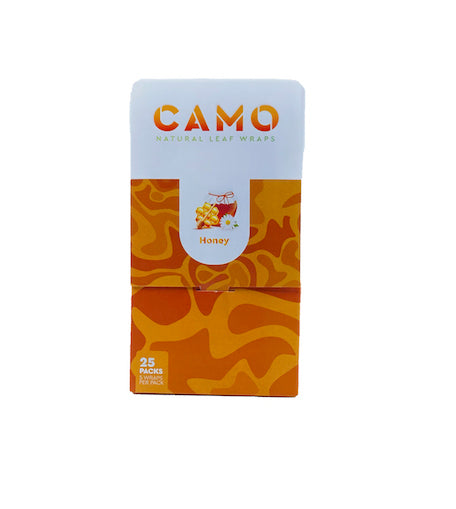 CAMO self-rolling wraps (11 Flavors) Blunt Wrap Camo Honey 