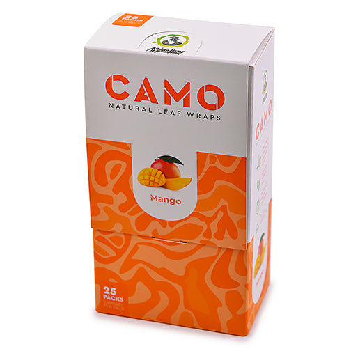 CAMO self-rolling wraps (11 Flavors) Blunt Wrap Camo Mango 