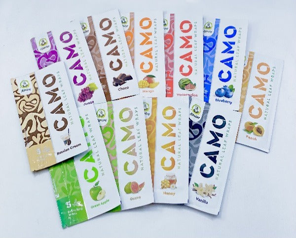 CAMO self-rolling wraps (Full Sampler Pack) (11 Flavors) PPPI 