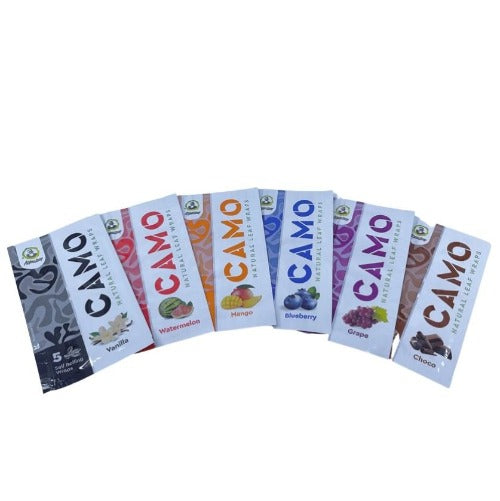 CAMO self-rolling wraps (Sampler pack) (6 Flavors) PPPI 