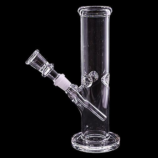 Clear Straight Tube Water Pipe (8") Water Pipe Puff Wholesale 
