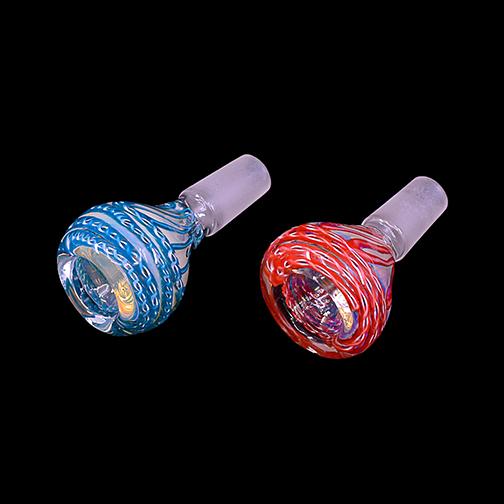 Colorful Glass Bowl Glass Accessories Puff Wholesale 