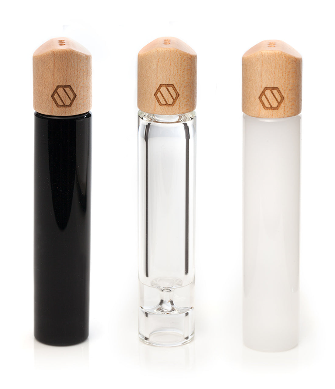 Elevate Mighty Hitter Pipe Chillum Elevate Maple Wood Black 