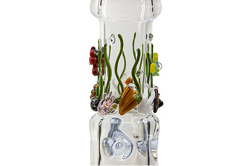 Empire Glassworks Flagship Water Pipe - Aquatics Beaker Dab Rig Empire Glass 