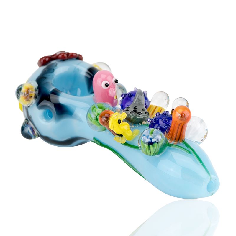 Empire Glassworks Great Barrier Reef Pipe - Small Glass Pipe Empire Glass 