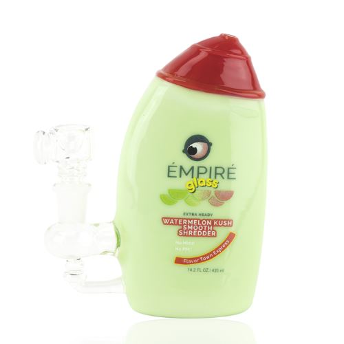 Empire Glassworks Shampoo Bottle Mini Rig - Watermelon Kush Dab Rig Empire Glass 