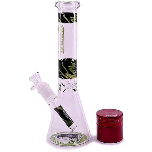 Essential Glass Water Pipe Kit Water Pipe Essential Green 