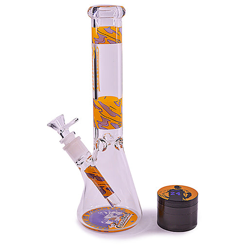 Essential Glass Water Pipe Kit Water Pipe Essential Yellow 