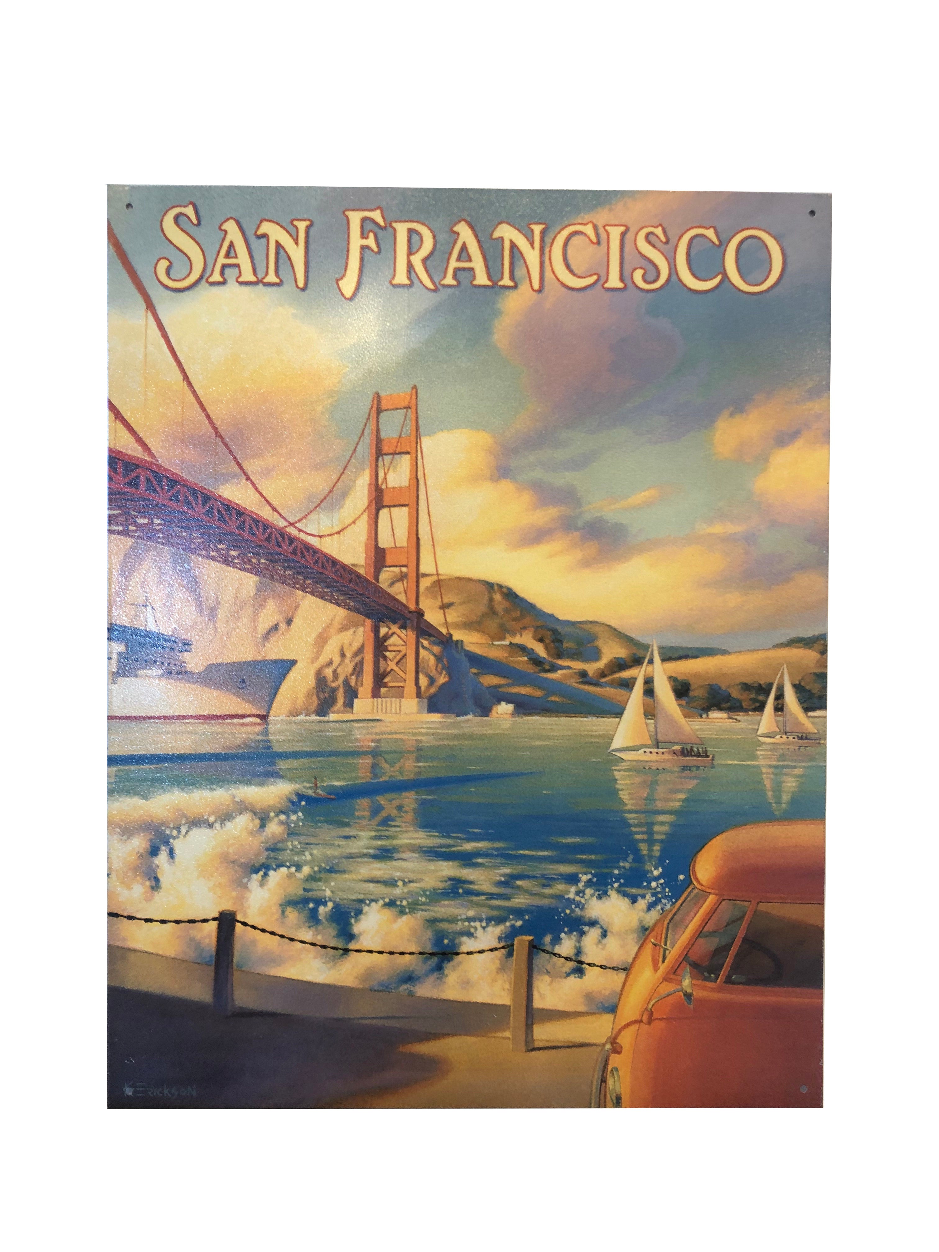 Golden Gate Vintage Tin Poster PPPI 