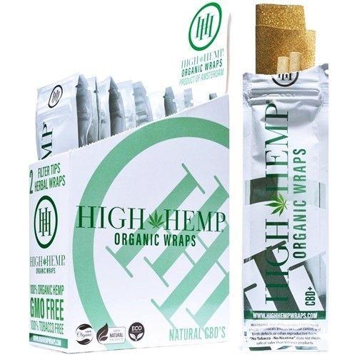 organic tobacco blunt wraps Natty Hemp Dark Dark / 15 Packs of 4 High Tea Non Tobacco All