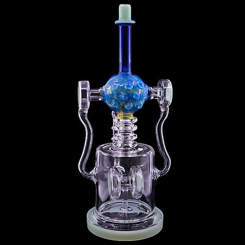 Jade Color Two Tone Water Pipe (14") Water Pipes Puff Wholesale 