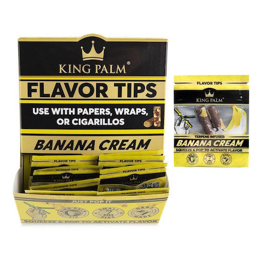 King Palm - Banana Cream Filters (50 pack) Rolling Tip King Palm 
