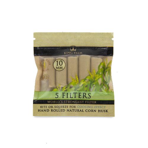 King Palm - Corn Husk Filter (10mm)(24 Count) Rolling Tip BDD Wholesale 